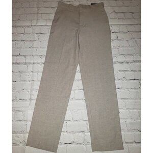 Nwt Van Heusen Flex Boys Size 12 Slim Beige Dress Pants